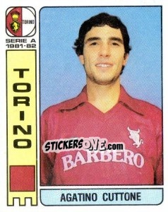Sticker Agatino Cuttone - Calciatori 1981-1982 - Panini