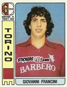 Sticker Giovanni Francini - Calciatori 1981-1982 n. 283 - Panini