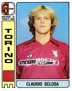 Sticker Claudio Sclosa - Calciatori 1981-1982 n. 284 - Panini