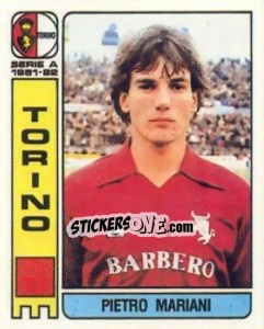 Sticker Pietro Mariani - Calciatori 1981-1982 - Panini