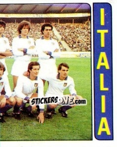 Figurina Squadra Italia - Calciatori 1981-1982 - Panini