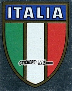 Sticker Scudetto Italia - Calciatori 1981-1982 - Panini