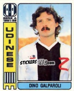 Sticker Dino Galparoli - Calciatori 1981-1982 - Panini