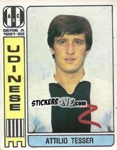 Sticker Attilio Tesser - Calciatori 1981-1982 - Panini