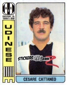 Sticker CesareCattaneo - Calciatori 1981-1982 - Panini