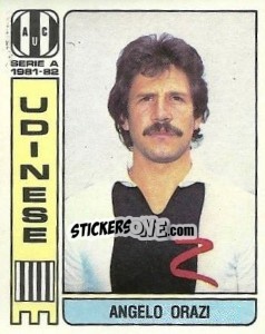 Figurina Angelo Orazi - Calciatori 1981-1982 - Panini