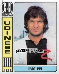 Sticker Livio Pin - Calciatori 1981-1982 n. 315 - Panini