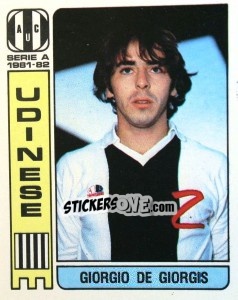 Sticker Giorgio De Giorgis - Calciatori 1981-1982 - Panini