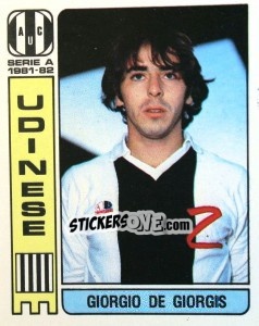 Sticker Giorgio De Giorgis - Calciatori 1981-1982 n. 316 - Panini