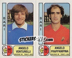 Sticker Angelo Venturelli / Angelo Frappampina - Calciatori 1981-1982 n. 319 - Panini