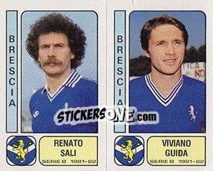 Sticker Renato Sali / Viviano Guida - Calciatori 1981-1982 n. 328 - Panini