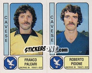 Cromo Franco Paleari / Roberto Pidone - Calciatori 1981-1982 - Panini