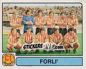 Sticker Squadra Forli' - Calciatori 1981-1982 n. 356 - Panini