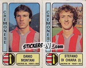 Cromo Sergio Paolinelli / Stefano Di Chiara - Calciatori 1981-1982 - Panini