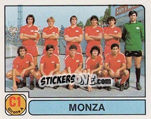 Sticker Squadra Monza - Calciatori 1981-1982 - Panini
