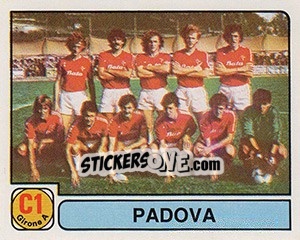 Sticker Squadra Padova - Calciatori 1981-1982 n. 379 - Panini