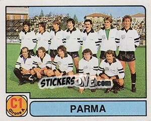 Figurina Squadra Parma - Calciatori 1981-1982 - Panini