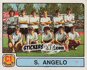 Figurina Squadra S. Angelo - Calciatori 1981-1982 - Panini