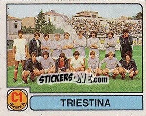 Cromo Squadra Triestina - Calciatori 1981-1982 - Panini