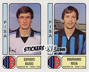 Cromo Sergio Buso / Mariano Riva