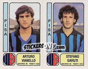 Sticker Arturo Vianello / Stefano Garuti - Calciatori 1981-1982 n. 435 - Panini