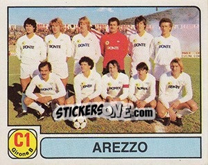 Sticker Squadra Arezzo - Calciatori 1981-1982 n. 441 - Panini