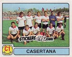 Sticker Squadra Casertana - Calciatori 1981-1982 - Panini