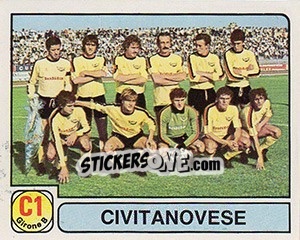 Figurina Squadra Civitanovese - Calciatori 1981-1982 - Panini