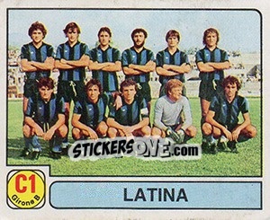 Sticker Squadra Latina - Calciatori 1981-1982 n. 485 - Panini