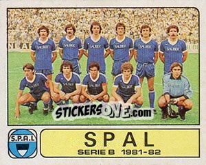 Sticker Squadra - Calciatori 1981-1982 - Panini