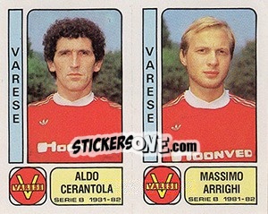 Figurina Aldo Cerantola / Massimo Arrighi - Calciatori 1981-1982 - Panini