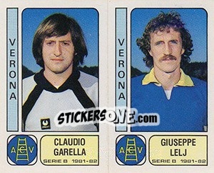 Sticker Claudio Garella / Giuseppe Lelj - Calciatori 1981-1982 n. 522 - Panini