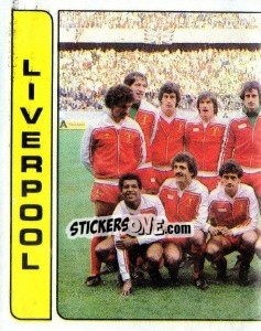 Sticker Squadra Liverpool - Calciatori 1981-1982 - Panini
