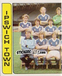 Cromo Squadra Ipswich Town - Calciatori 1981-1982 - Panini