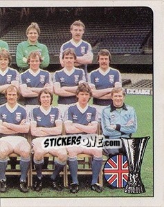 Cromo Squadra Ipswich Town - Calciatori 1981-1982 - Panini
