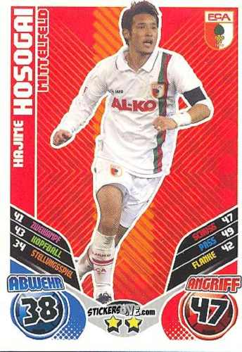 Cromo Hajime Hosogai - German Football Bundesliga 2011-2012. Match Attax Extra n. 1 - Topps