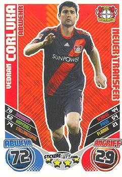 Cromo Vedran Corluka - German Football Bundesliga 2011-2012. Match Attax Extra n. 33 - Topps