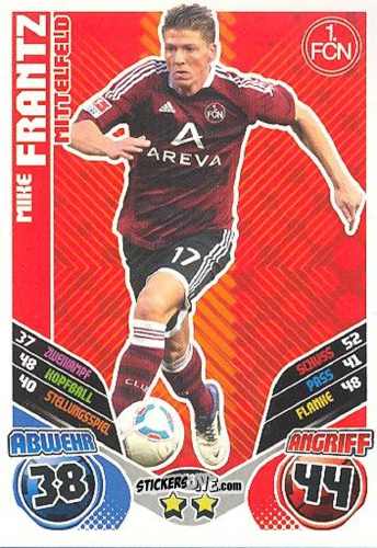 Cromo Maik Frantz - German Football Bundesliga 2011-2012. Match Attax Extra n. 43 - Topps