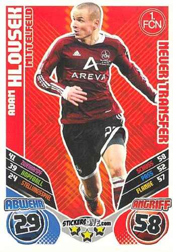 Cromo Adam Hlousek - German Football Bundesliga 2011-2012. Match Attax Extra n. 45 - Topps