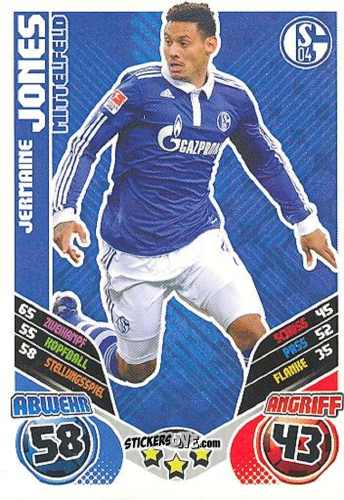 Cromo Jermaine Jones - German Football Bundesliga 2011-2012. Match Attax Extra n. 47 - Topps