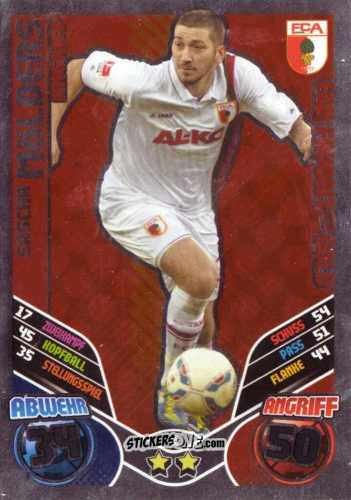 Cromo Sascha Mölders - German Football Bundesliga 2011-2012. Match Attax Extra n. 55 - Topps