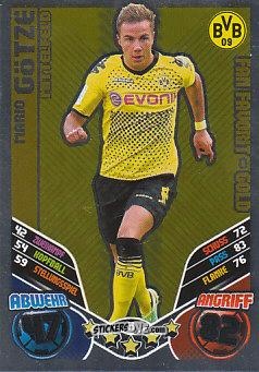 Cromo Mario Götze - German Football Bundesliga 2011-2012. Match Attax Extra n. 58 - Topps