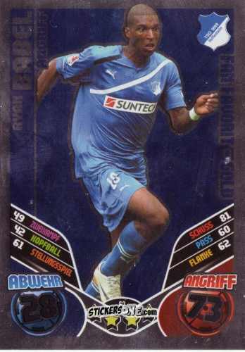 Sticker Ryan Babel - German Football Bundesliga 2011-2012. Match Attax Extra n. 62 - Topps