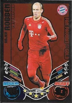 Figurina Arjen Robben - German Football Bundesliga 2011-2012. Match Attax Extra n. 68 - Topps