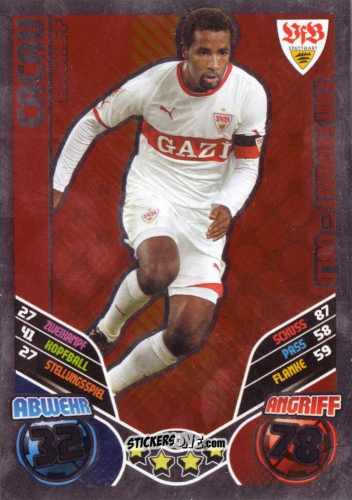 Figurina Cacau - German Football Bundesliga 2011-2012. Match Attax Extra n. 71 - Topps