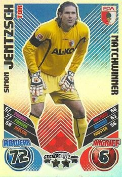 Figurina Simon Jentzsch - German Football Bundesliga 2011-2012. Match Attax Extra n. 109 - Topps