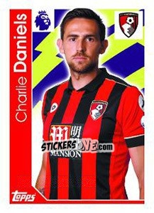 Figurina Charlie Daniels - Premier League Inglese 2016-2017 - Topps