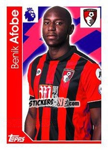 Figurina Benik Afobe - Premier League Inglese 2016-2017 - Topps