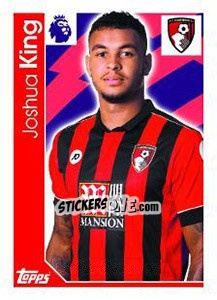 Cromo Joshua King - Premier League Inglese 2016-2017 - Topps