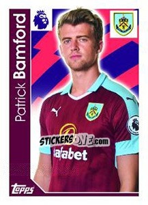 Figurina Patrick Bamford - Premier League Inglese 2016-2017 - Topps